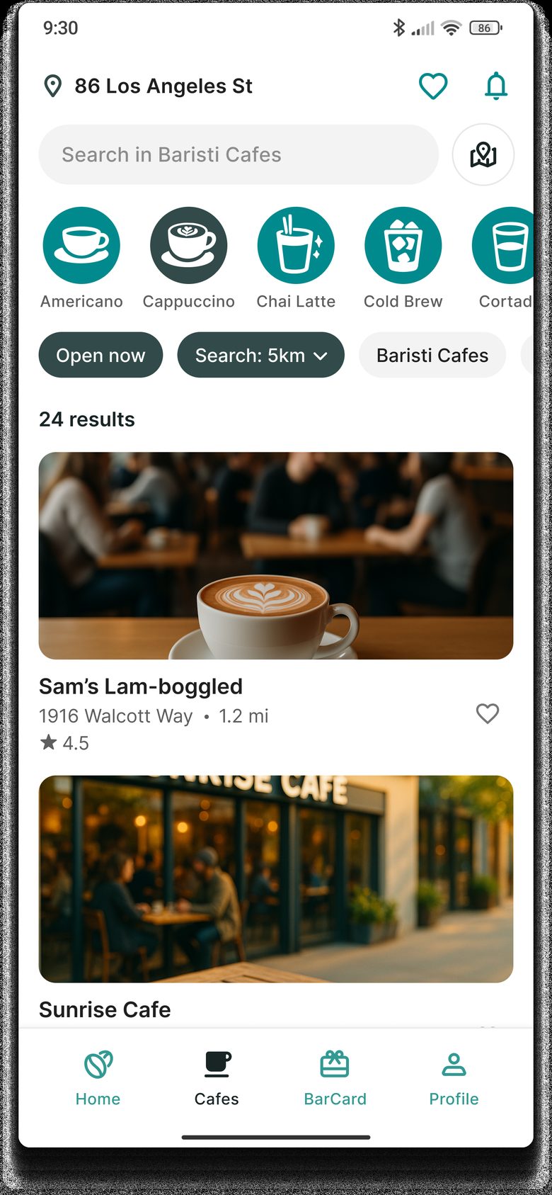 Café list