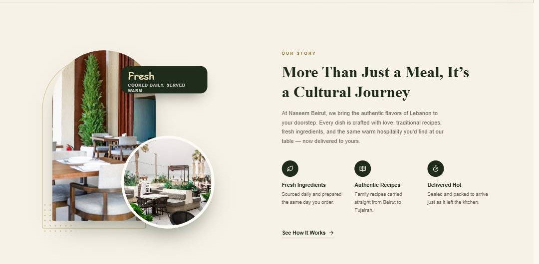 Our Story — “More than just a meal, it’s a cultural journey”