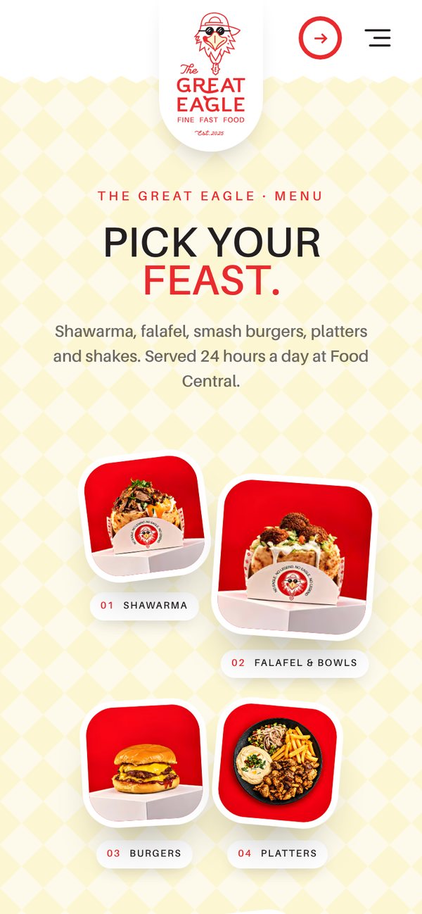 Mobile menu