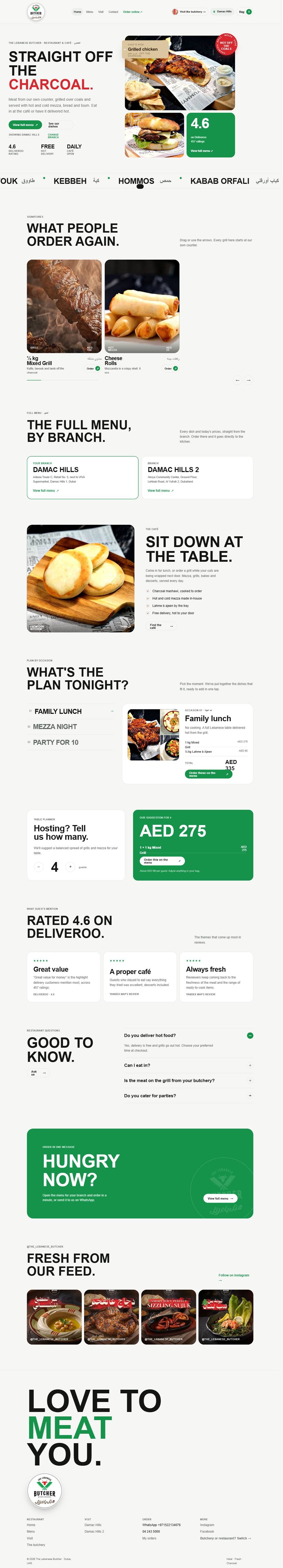 The Lebanese Butcher full page