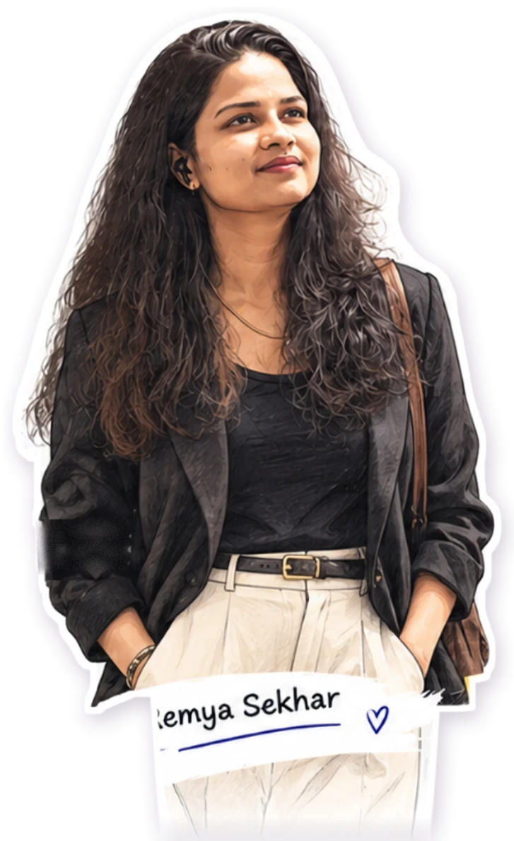 Remya Sekhar, UI/UX designer and frontend developer